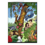 Garden of Eden greeting card