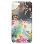 Garden Of Flowers Luminous Silk Painting iPhone 5C Cases