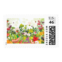 Garden of Fruit postage by naturespaintbox Garden of Fruit postage