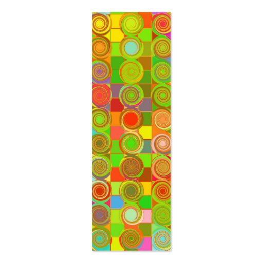 Garden of Galaxies Bookmark Business Card Template (front side)