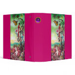 GARDEN OF MELISSA red Vinyl Binder