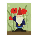 Garden of Remembrance Gnome Postcard