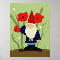 Garden of Remembrance Gnome Print