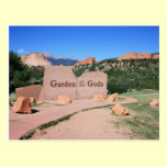 Garden of the Gods - Colorado Postcard postcards