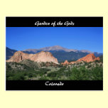 Garden of the Gods view ~ Colorado Postcard postcards
