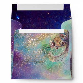 GARDEN OF THE LOST SHADOWS blue green purple envelope