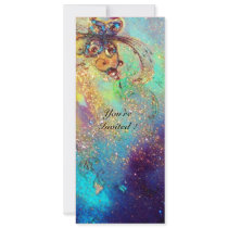 GARDEN OF THE LOST SHADOWS -BUTTERFLY PLANT,blue Personalized Announcements