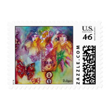 GARDEN OF THE LOST SHADOWS ,FAERIES AND BUTTERFLY POSTAGE STAMP
