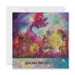 GARDEN OF THE LOST SHADOWS -FLYING RED DRAGON CUSTOM INVITATION