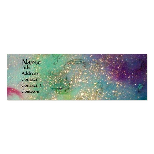 GARDEN OF THE LOST SHADOWS - MAGIC BUTTERFLY PLANT BUSINESS CARD (front side)