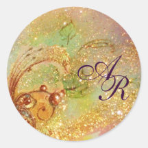GARDEN OF THE LOST SHADOWS - MONOGRAM ROUND STICKERS