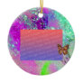 GARDEN OF THE LOST SHADOWS Purple Photo Template Ornaments