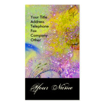 GARDEN OF THE LOST SHADOWS STAR DUST MONOGRAM 1 BUSINESS CARD TEMPLATE