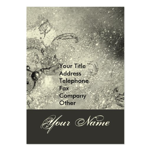 GARDEN OF THE LOST SHADOWS STAR DUST MONOGRAM 1 BUSINESS CARDS (front side)