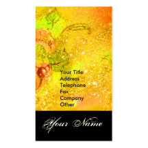 GARDEN OF THE LOST SHADOWS STAR DUST MONOGRAM 1 BUSINESS CARD TEMPLATE