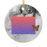 GARDEN OF THE LOST SHADOWS  White Photo Template Ornaments