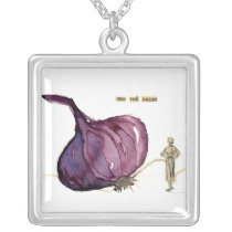 Garden: One Red Onion necklaces
