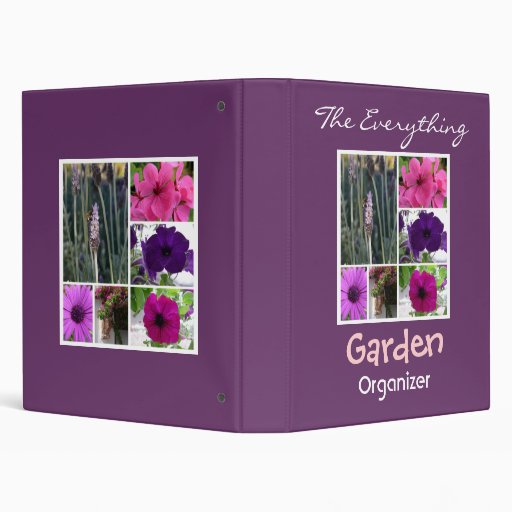 Garden Organizer 3 Ring Binder Zazzle