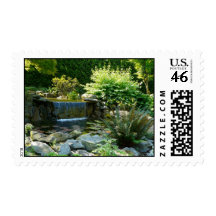 Garden Paradise Postage Stamp