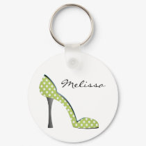 Garden Party Dot Shoe keychains by candystore Garden Party Dot Shoe keychains
