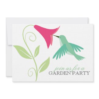 Garden Party Invitation invitation