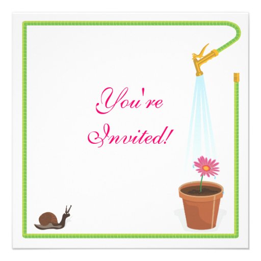 Garden Party Invitation