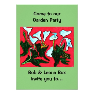 garden party invitation