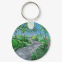 Garden Path Keychain by ArtsyRavenclaw Garden Path Keychain