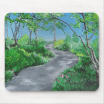 Garden Path Mousepad by ArtsyRavenclaw Garden Path Mousepad