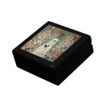 Garden Path with Chickens by Gustav Klimt Keepsake Box