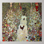 Garden Path with Chickens by Gustav Klimt Posters