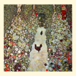 Garden Path with Chickens by Gustav Klimt posters