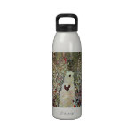 Garden Path with Chickens by Gustav Klimt Drinking Bottle