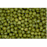 Garden peas photo sculptures