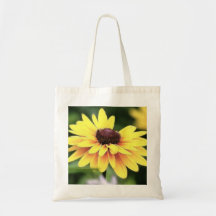 Garden Perfection - Black Eyed Susan Canvas Bag