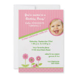 Garden Photo Birthday Invitation