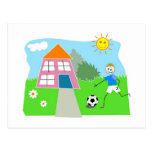 Garden Play Post Cards