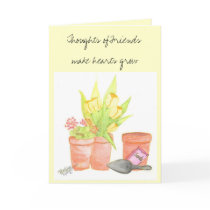 Garden Pot Greeting Card