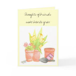 Garden Pot Greeting Card