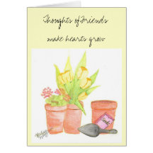 Garden Pot Greeting Card
