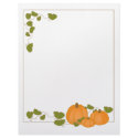 Garden Pumpkins Paper letterhead