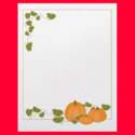 Garden Pumpkins Paper letterhead by imagefactory Garden Pumpkins Paper letterhead