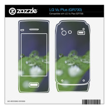 Garden Raindrops Skin For LG Vu Plus