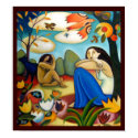 Garden Repose Poster print