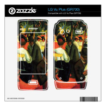 Garden Restaurant by August Macke Skin For The LG Vu Plus