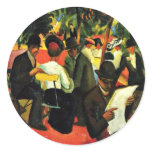 Garden Restaurant By Macke August stickers