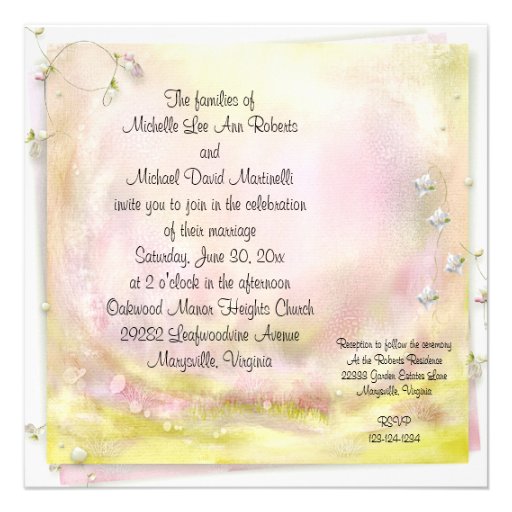 Romantic Wedding Invitations 3 Romantic Wedding Invitations 3