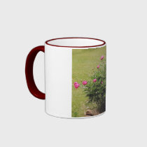 Garden Roses Mug (Burgundy) mugs