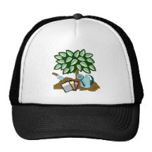 Garden Scene Mesh Hats