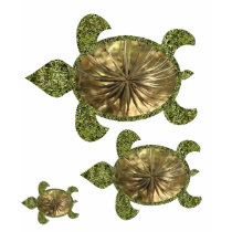 Garden Sea Turtle 2-Sided Kids' Dark Shirts